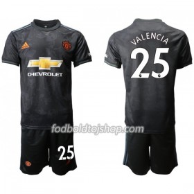 Manchester United VALENCIA 25 Børn 3. Fodboldsæt 2019-20 S/S (+ Korte bukser)